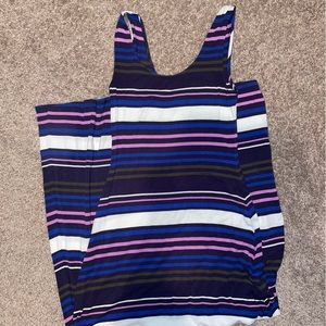 Merona striped maxi M